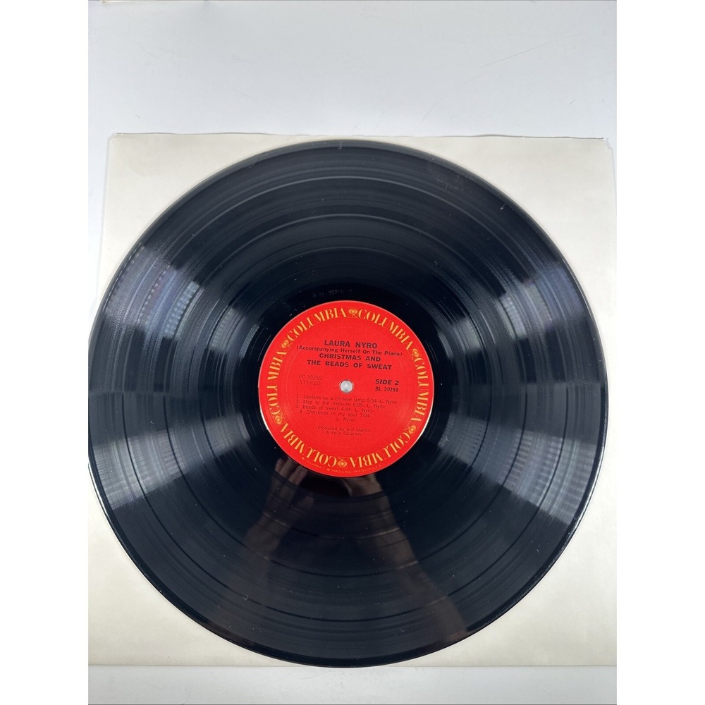 Laura Nyro, CHRISTMAS AND THE BEADS OF SWEAT LP VINYL  Columbia KC 30259 - Picture 3 of 8
